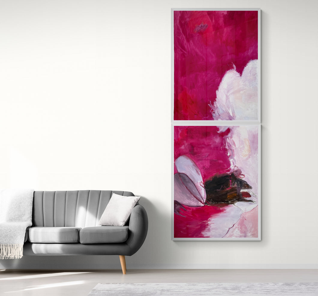 Angel Creature | Set of (2) 48 x 36 SET | Giclee Fine Canvas Print