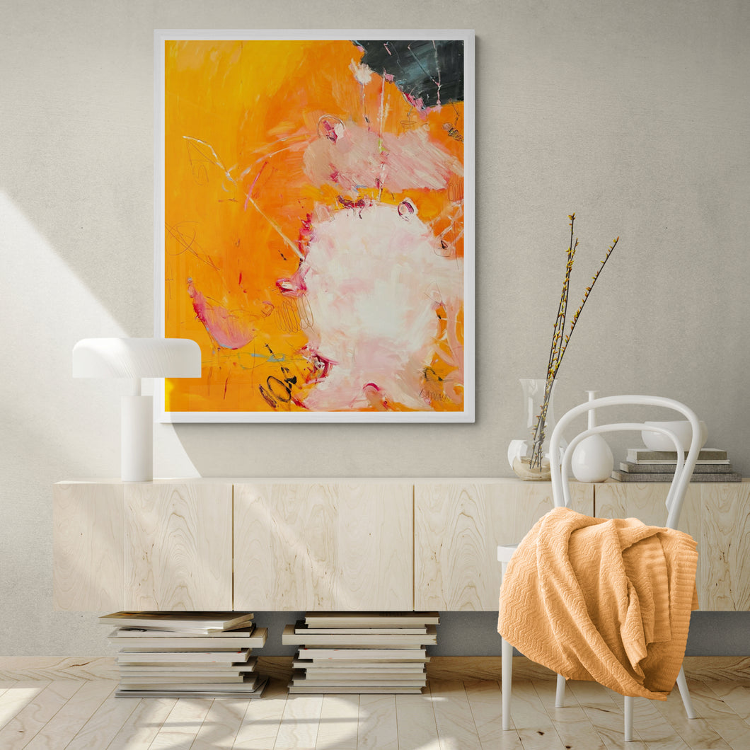 Orange | 48 x 36 | Original Oil Painting